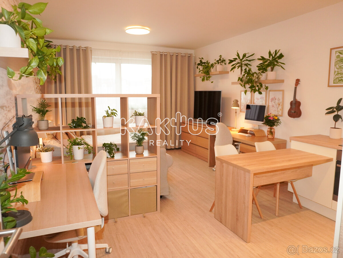 Prodej moderního bytu 1+kk, ul. Střední 622/34, Brno - 7