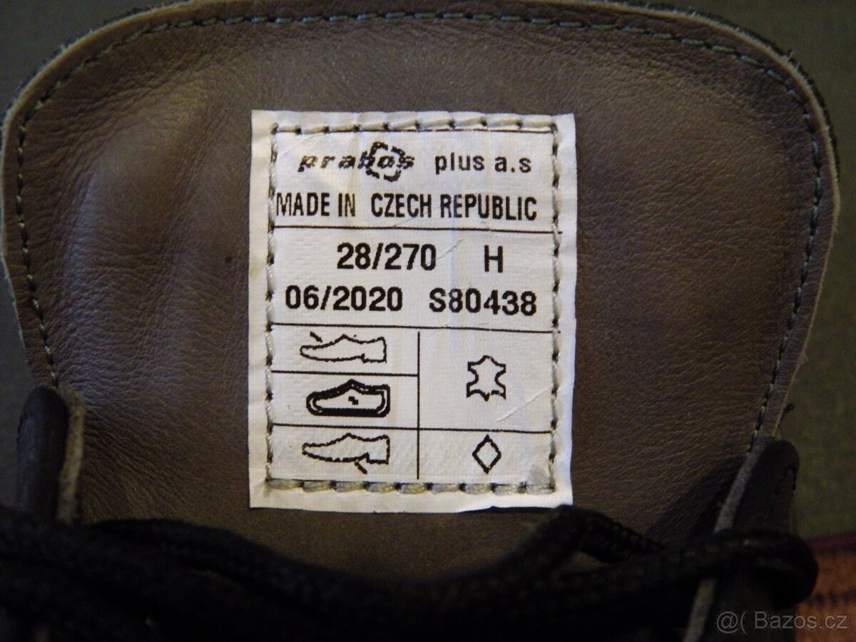 POLICEJNÍ PERFOROVANÉ KOŽENÉ POLOBOTKY - 7