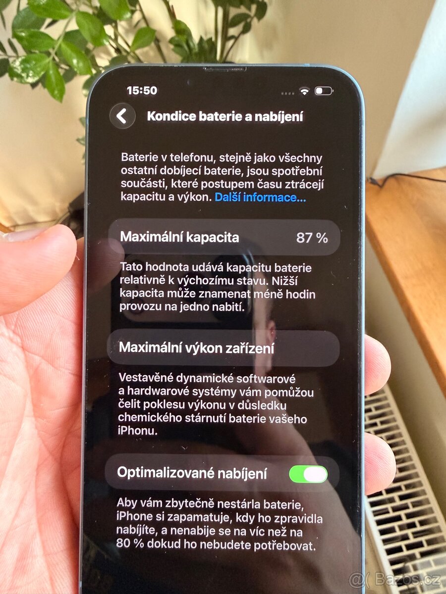 Prodám iPhone 14 Plus 128GB 87% baterie - 7