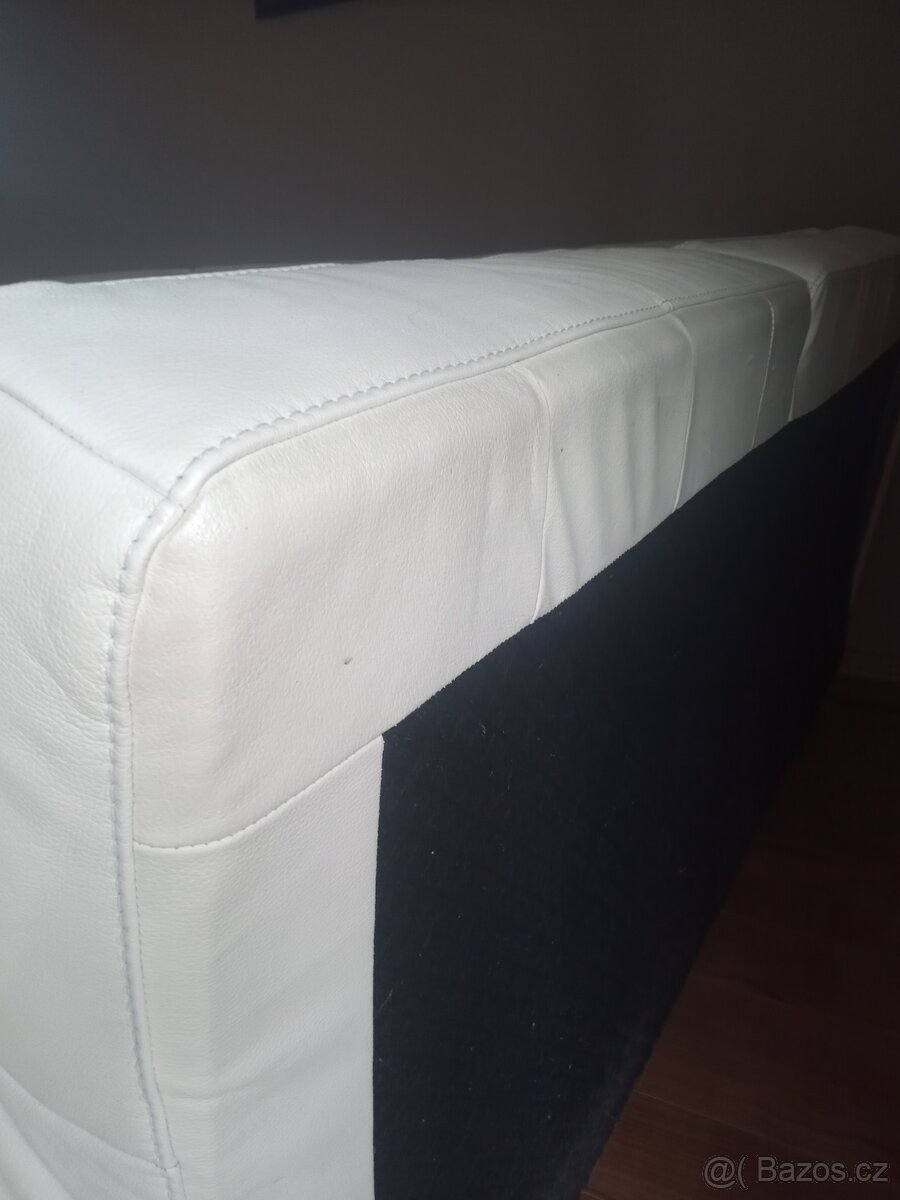 Kožená rohová sedačka - 7