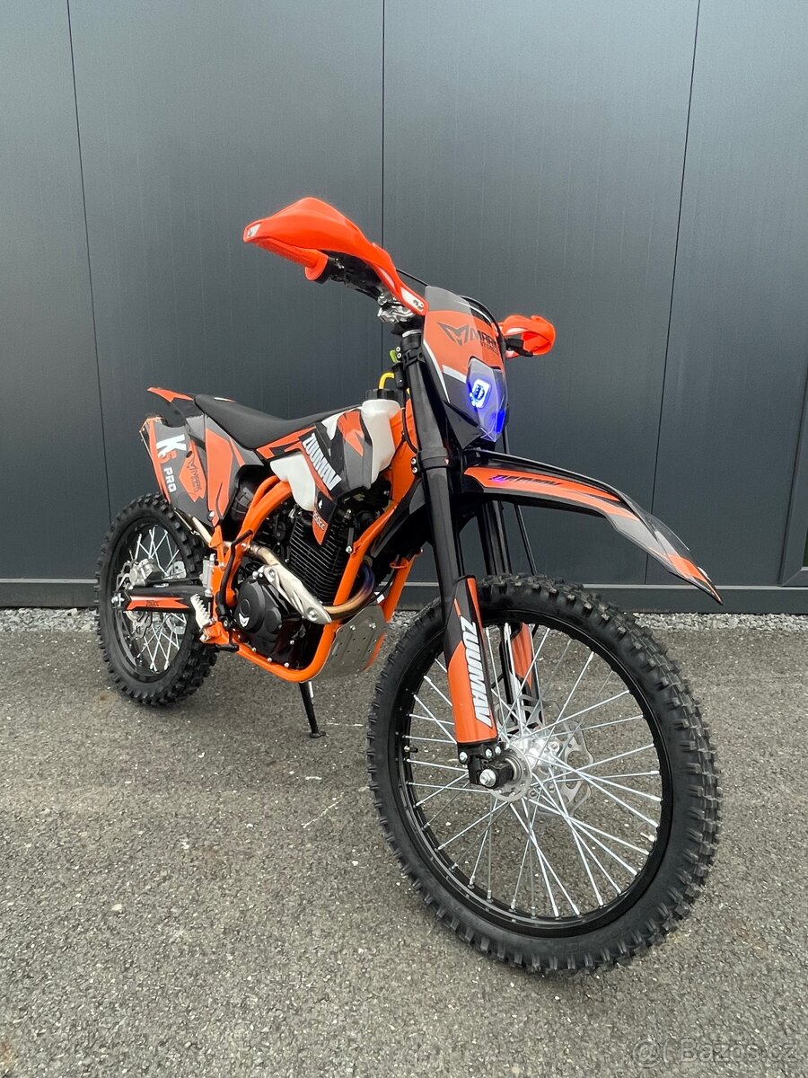 Pitbike Markstore Zuumav K5-250cc PRO 21/18 - oranžová - 7
