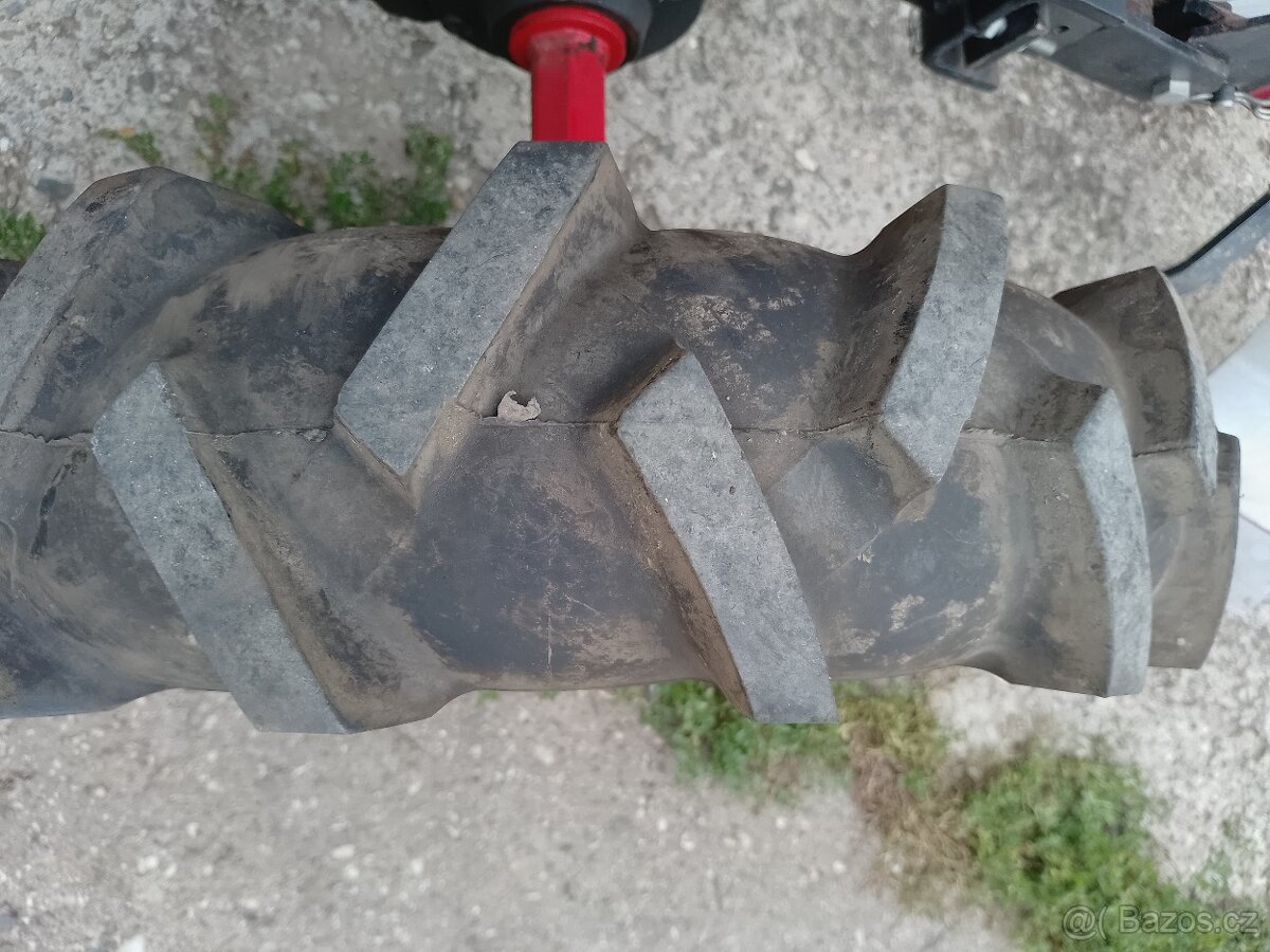 Vari malotraktor,motor Jikov,držáky,závaží,pluh,těleso TOP - 7