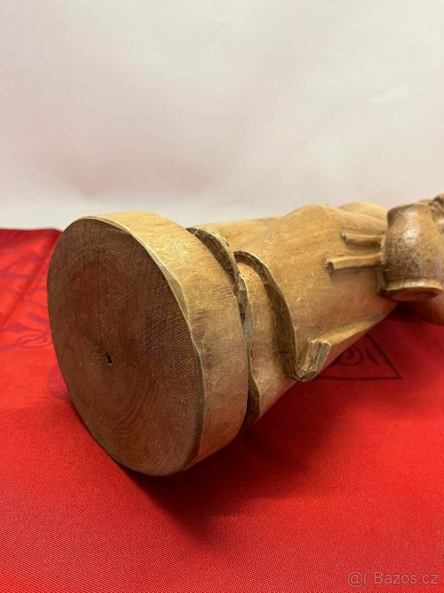 Dřevěná socha, Mnich - 7