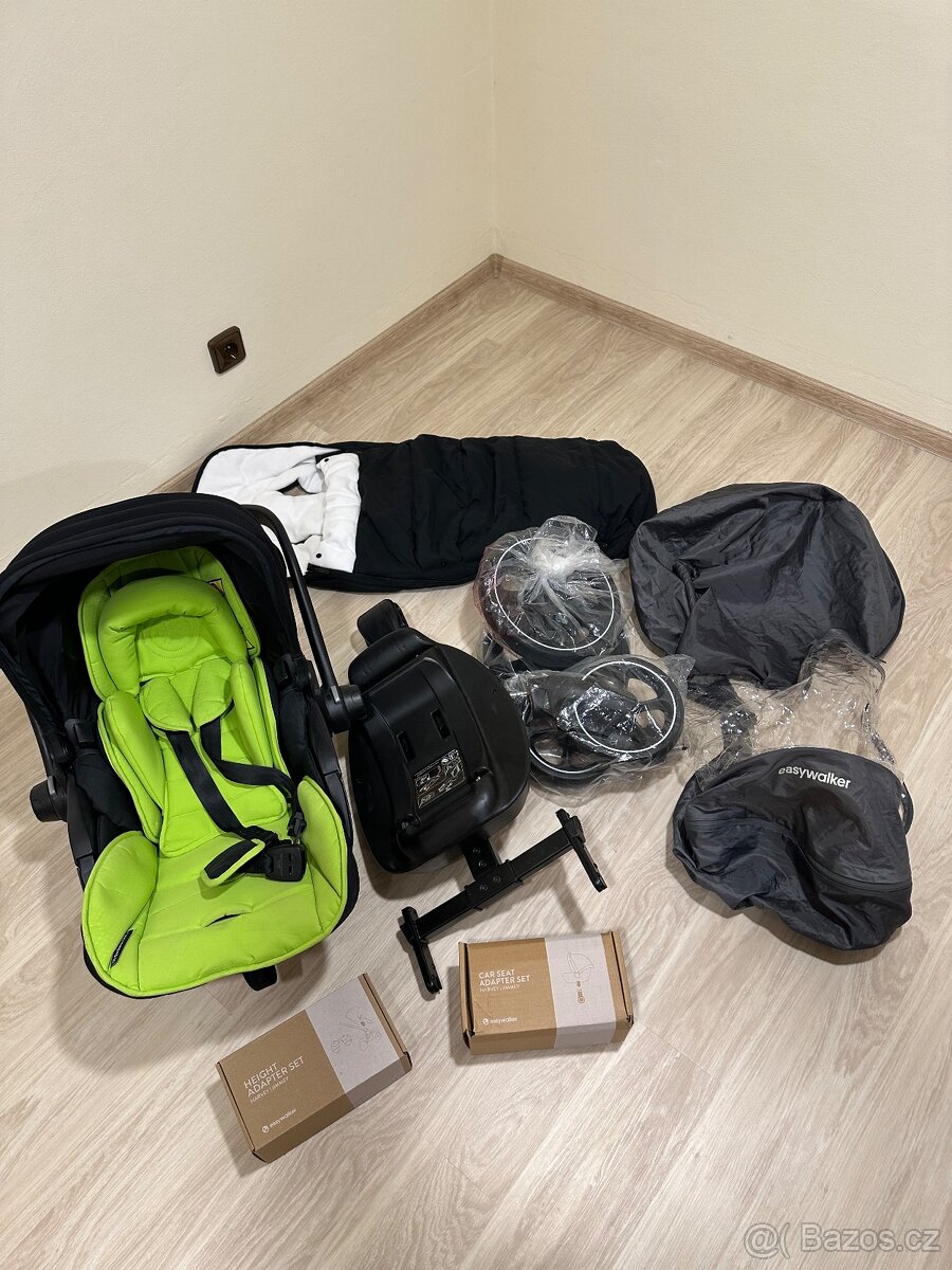 Kočárek EasyWalker Harvey 5 agave set s vajíčkem a isofix - 7