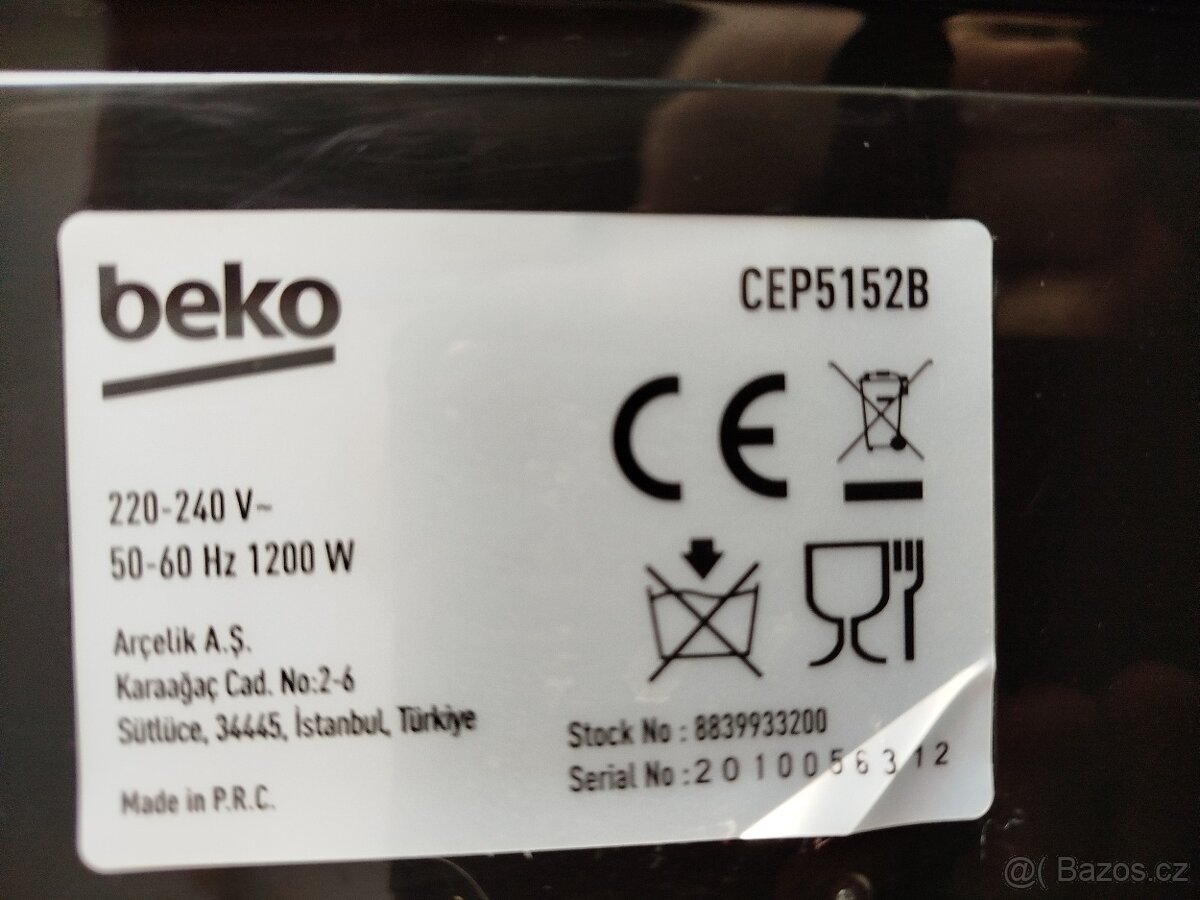 PÁKOVÝ TLAKOVÝ KÁVOVAR BEKO CEP5152B 1200W - 7