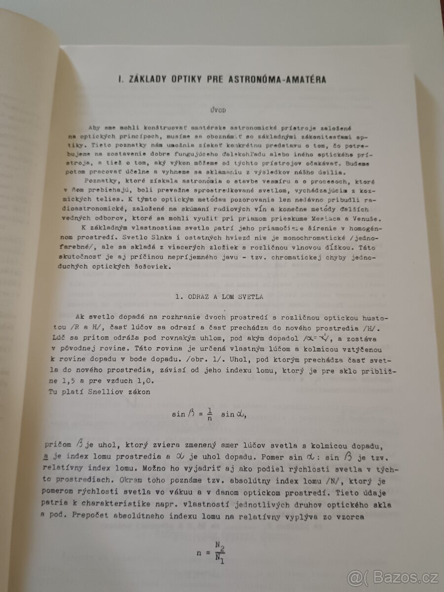 Stavba amatérskych astronomických ďalekohl'adov a fotokomôr - 7