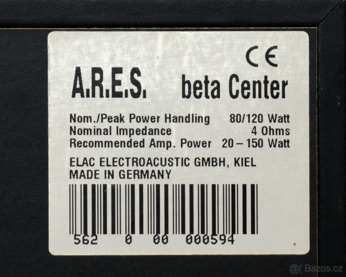 Centrální reprobedna Elac A.R.E.S.. - 7