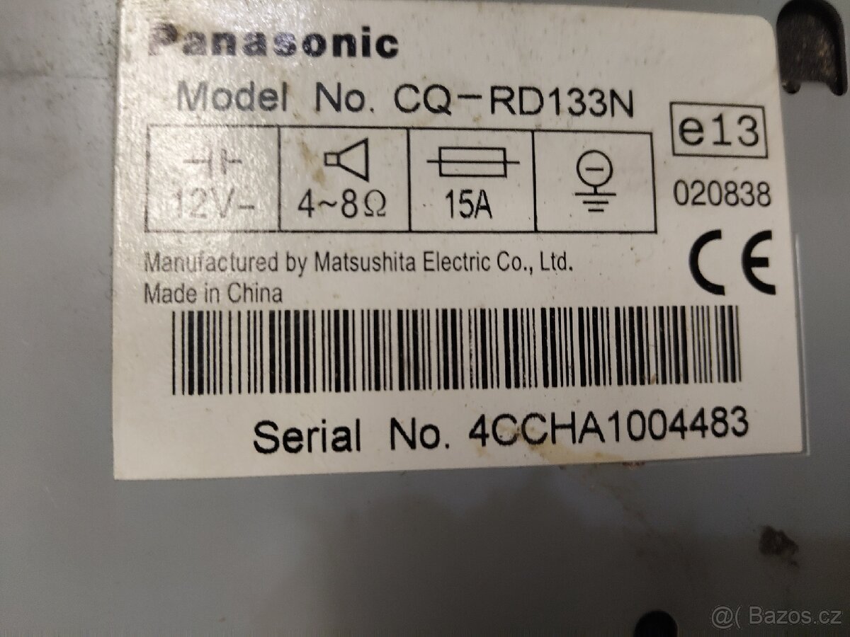 Autorádio Panasonic - 7
