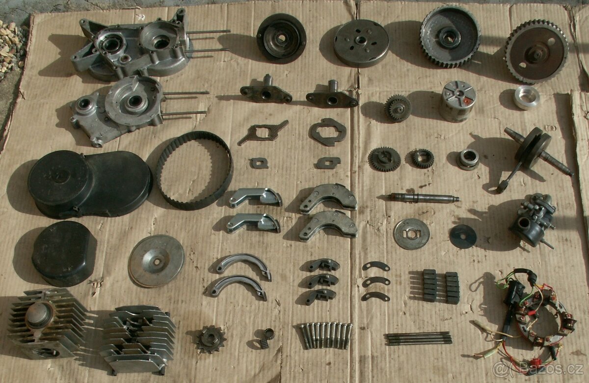 Babetta náhradní díly na typ 210, 215, 225 - 7