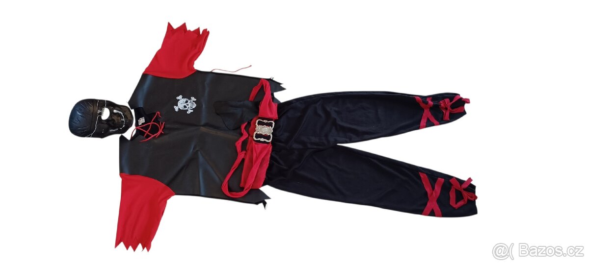 Karneval maškarní maska pirát - 7