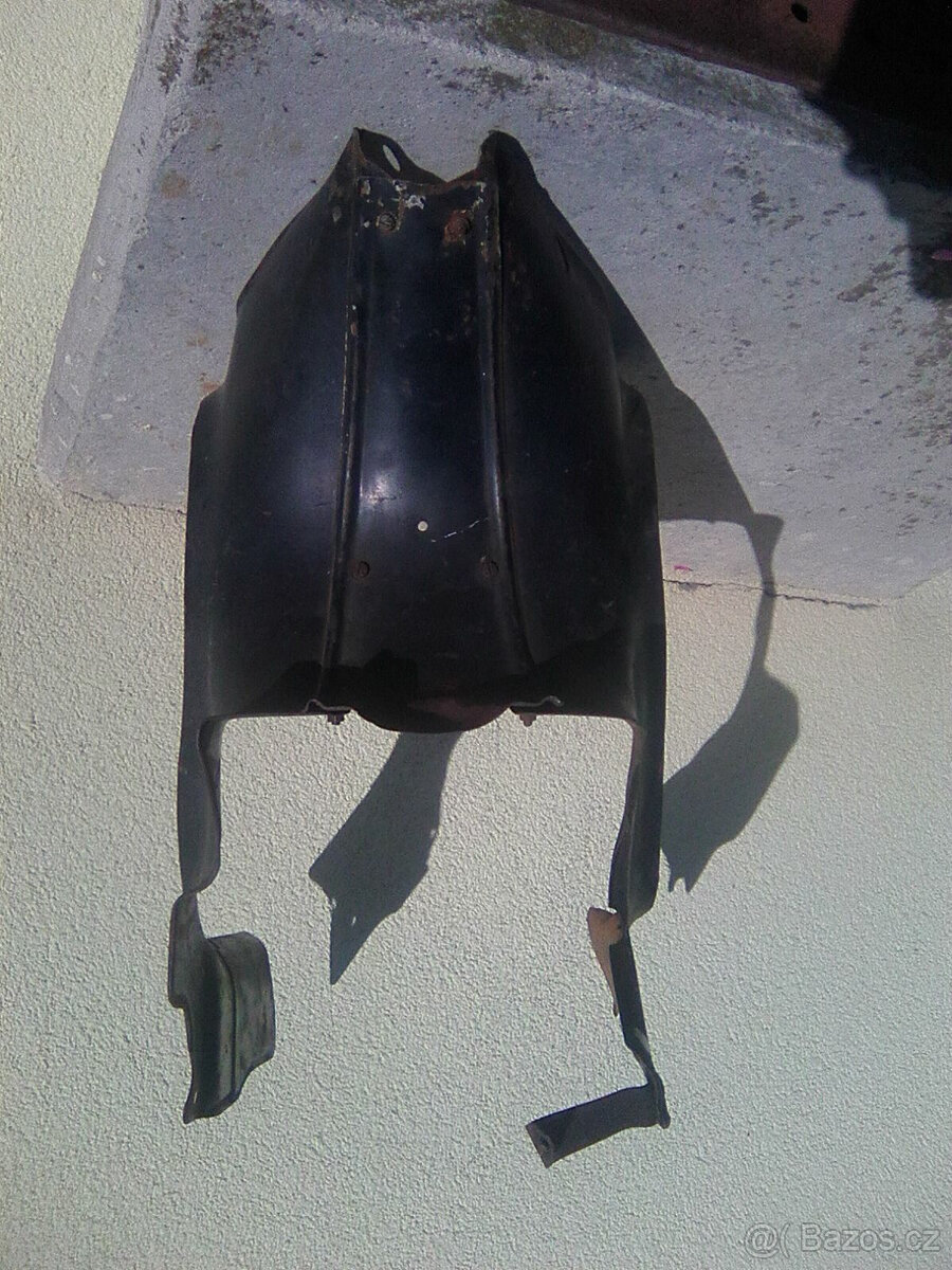 Jawa 250/350 Kývačka- p.vidle,podsedlové plechy,kryty řetězu - 7