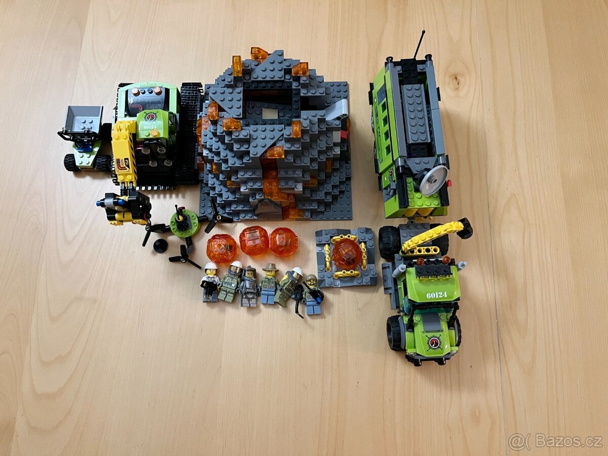 Prodám sety Lego City 60121, 60122, 60123, 20124 - Sopka - 7