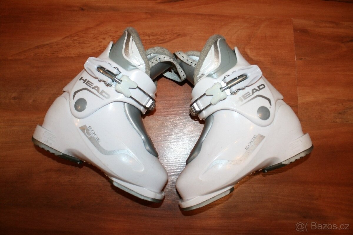 dievcenské lyže Atomic 90 cm , lyžaky Lange - 7