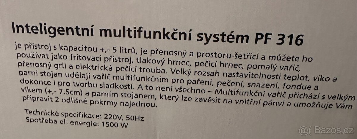 Multifunkční systém Paul Foster PF 316 - 6v1 - 7