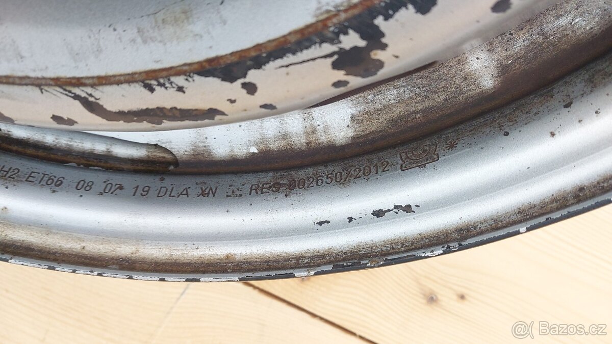 1ks Disk Renault Master 6,5x16 ET66 Stříbný - 7
