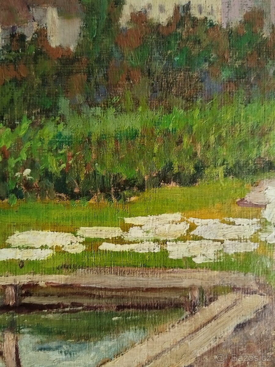 obraz NA BĚLIDLECH, olej, Josef Fiala - 7