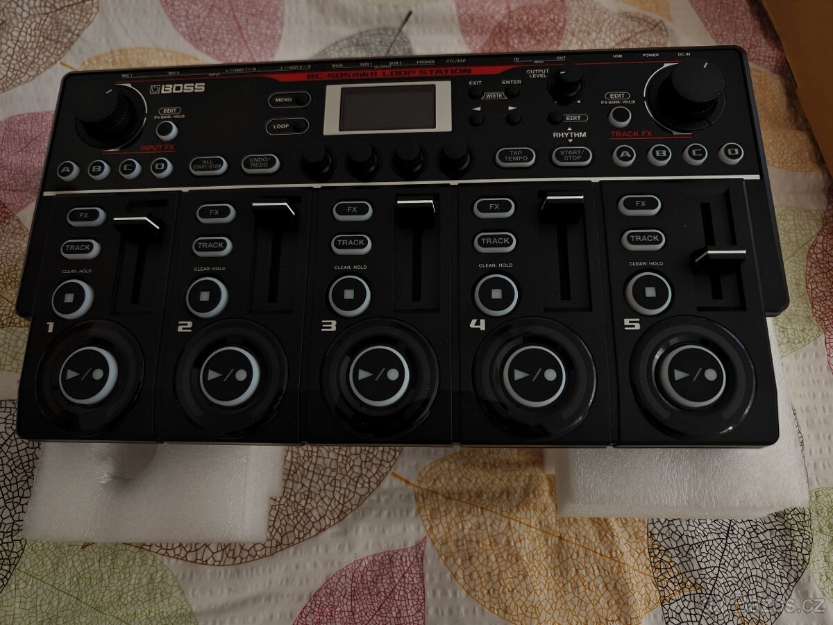 Looper Boss RC 505 mk2, repro a mikrofony - 7