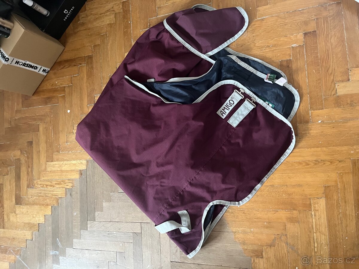 Deka výběhová Horseware Amigo Hero 50g, 140cm fig/silver - 7