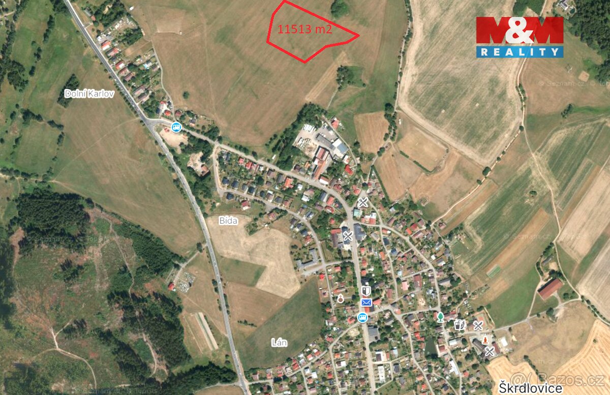 Prodej pozemku ve Škrdlovicích - 7