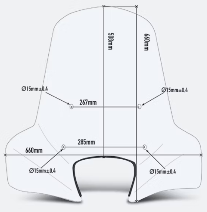 Štít GIVI pro Piaggio Liberty - 7
