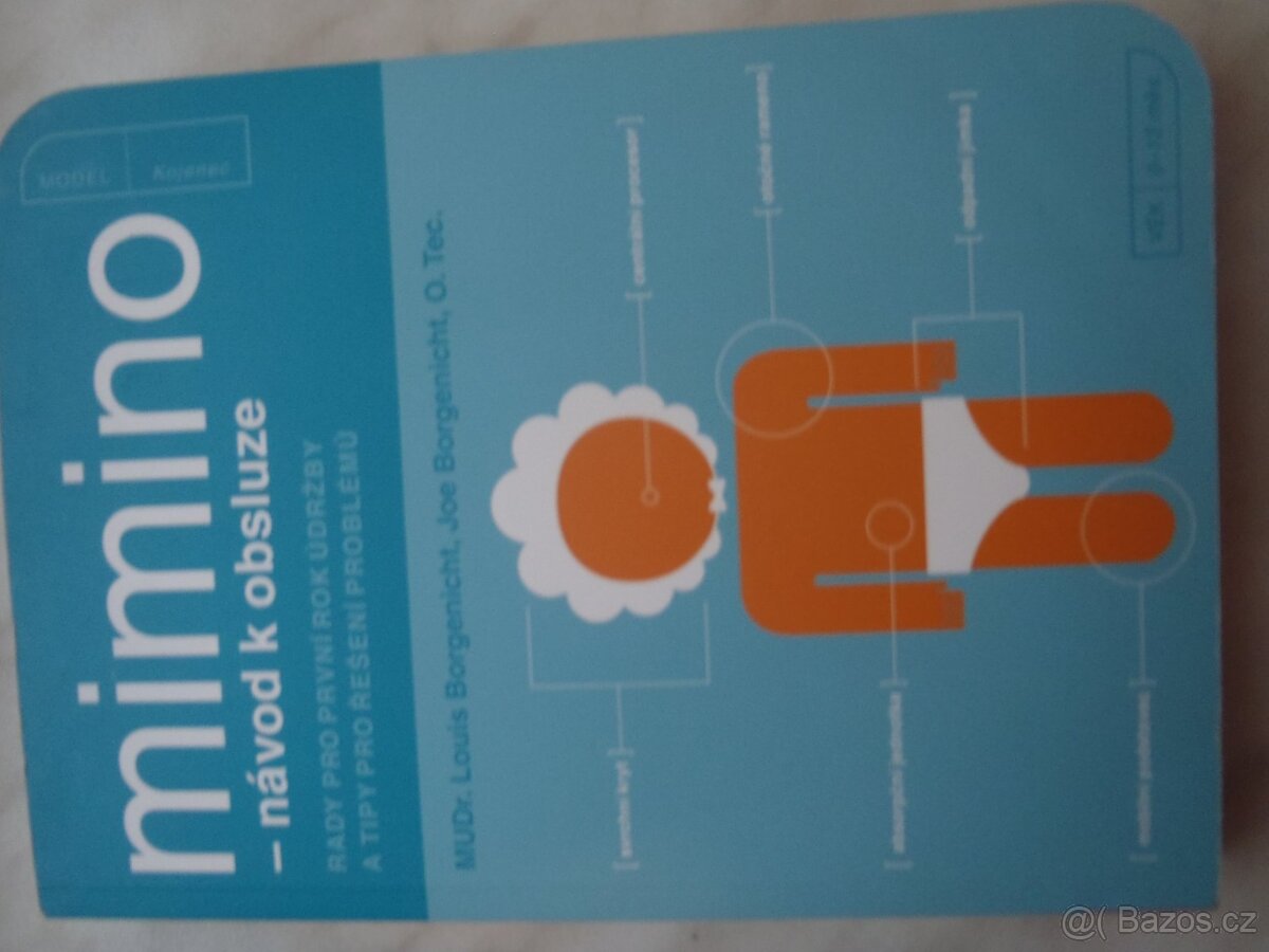 Nosička šátek na miminko, knížka o výchově, pexeso, kostky - 7