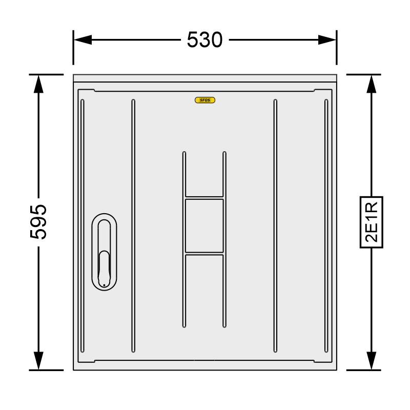 Elektroměrový rozvaděč pro 2 elektroměry, 40A - 7