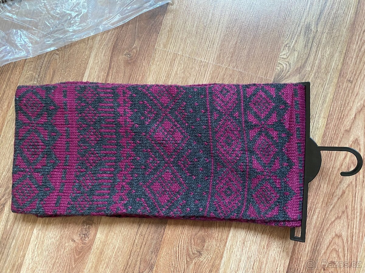 Nová unisex zimní šála Alpine Pro - 180 cm, akryl - 7