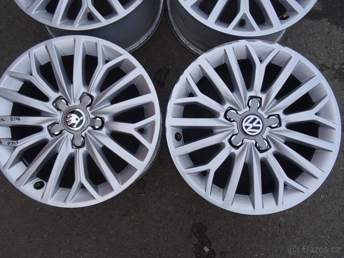 Alu disky origo Audi, VW, 16", 5x112, ET 48 , šíře 7J - 7