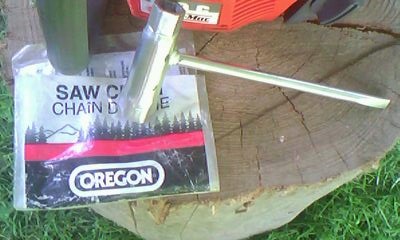 Motorová pila Oleo-Mac + nová lišta + nový řetěz - 7