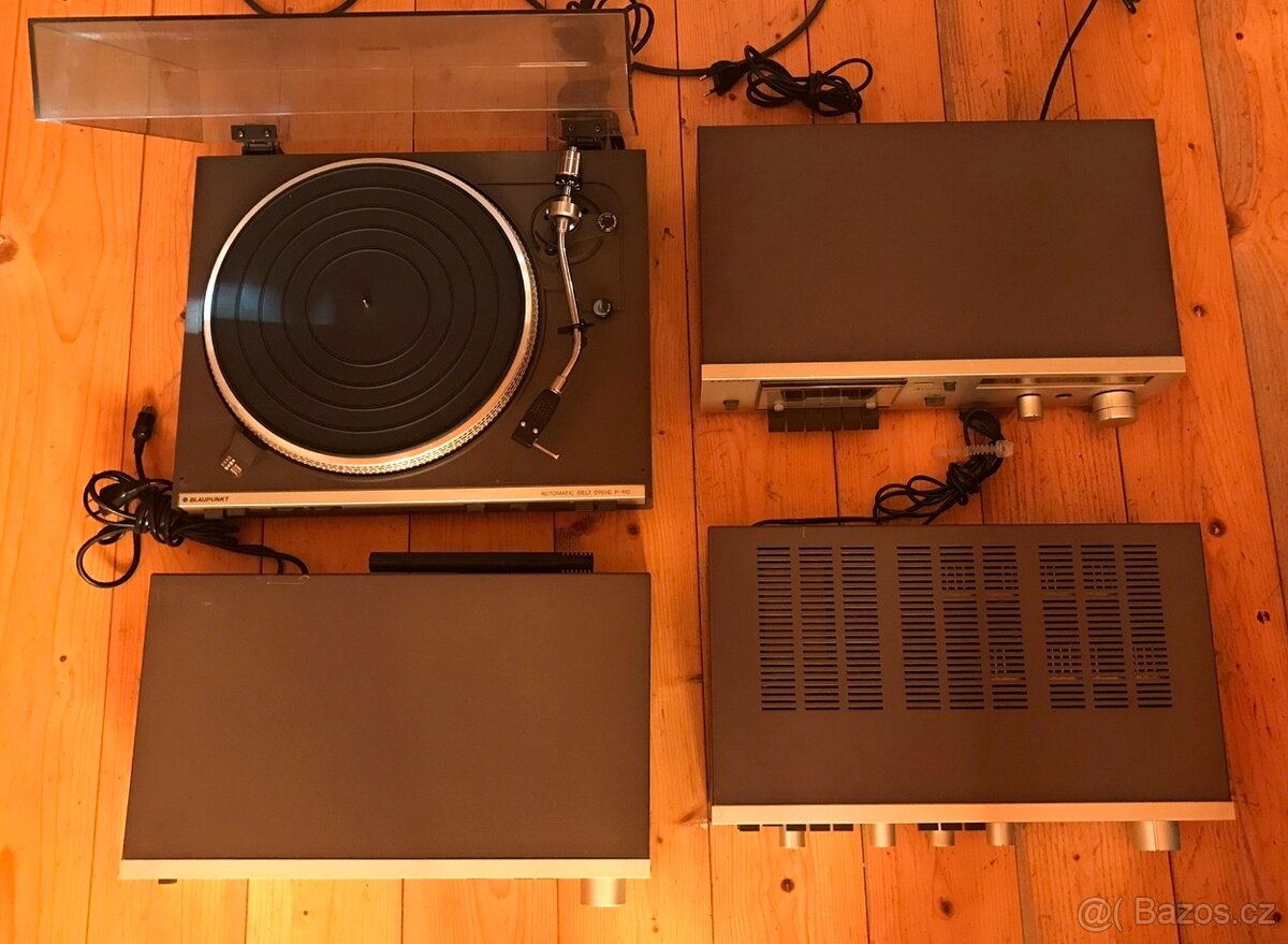 VINTAGE HIFI SESTAVA BLANPUNKT - ZESILOVAČ, TUNER, MAGNETOFO - 7