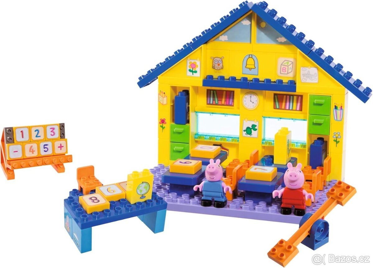 Stavebnice Pepa Pig school construction set - 7