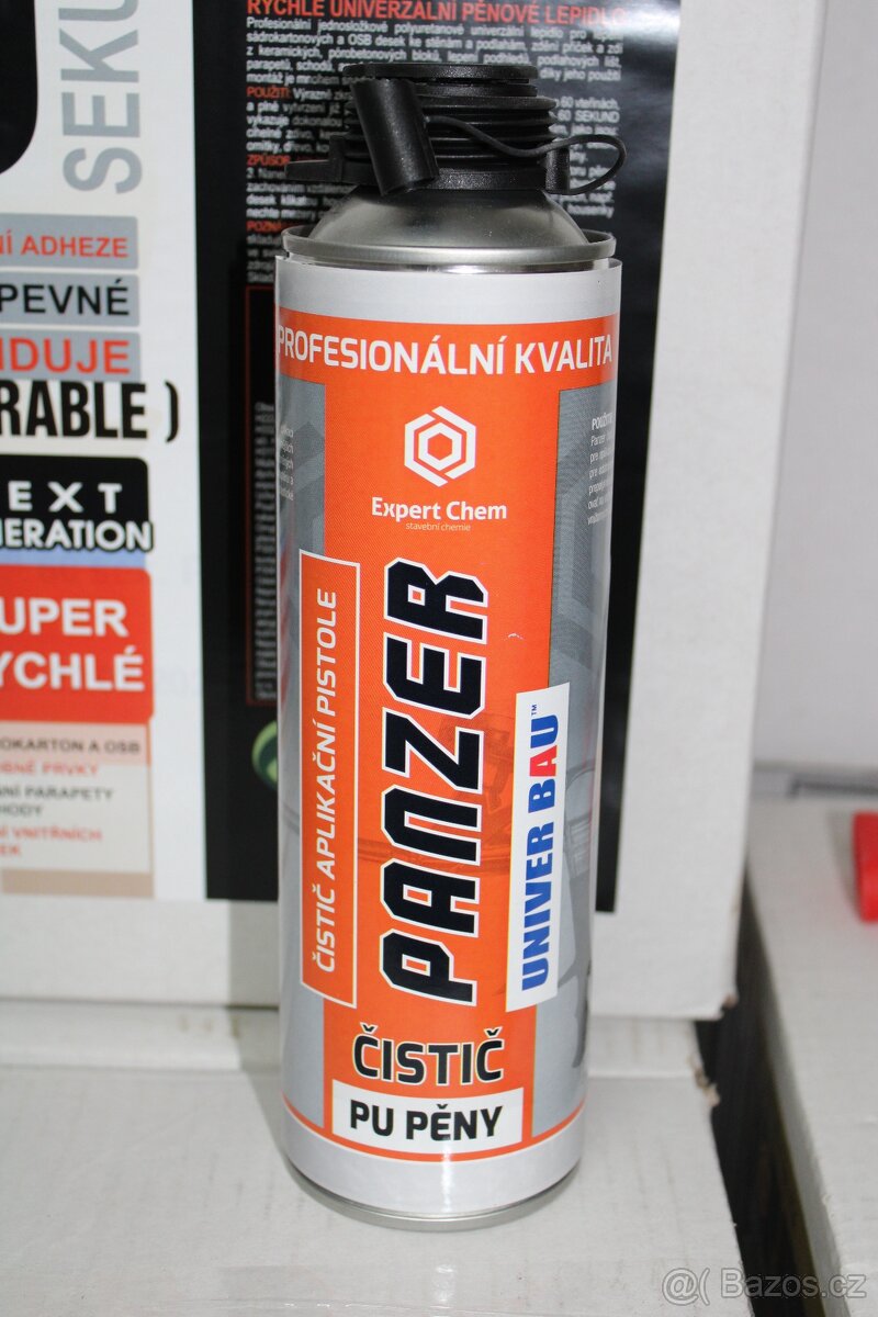 Rychleschnoucí pěnové lepidlo PANZER 60sekund 750ml - 7