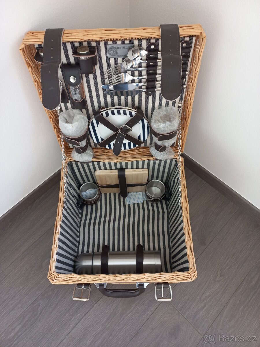 Krásný nový piknikový koš - 7