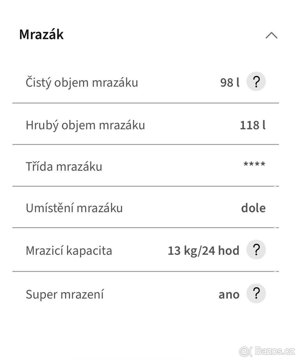 Lednice s mrazákem samsung - 7