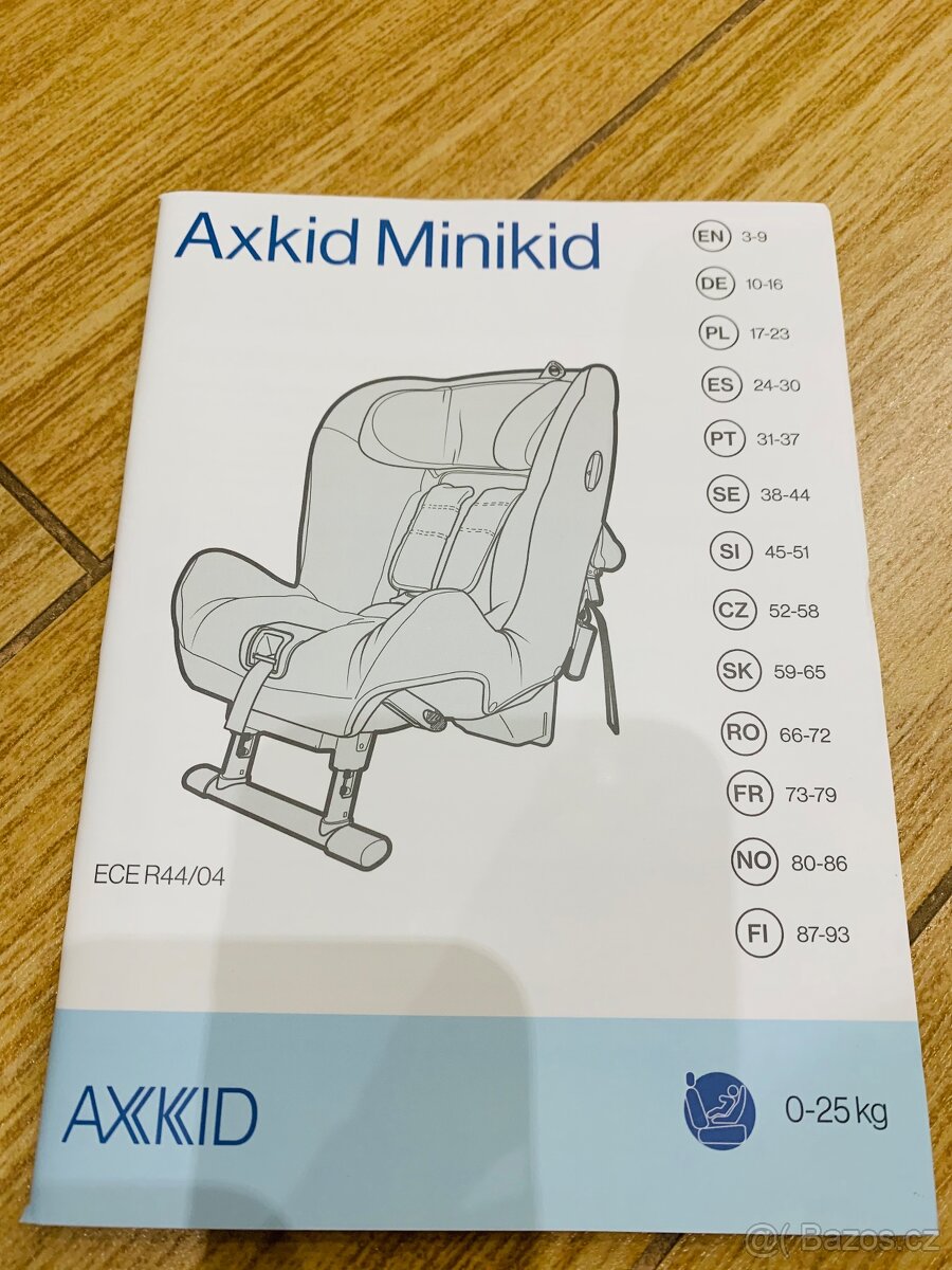 Autosedačka axkid minikid 0-25kg - 7