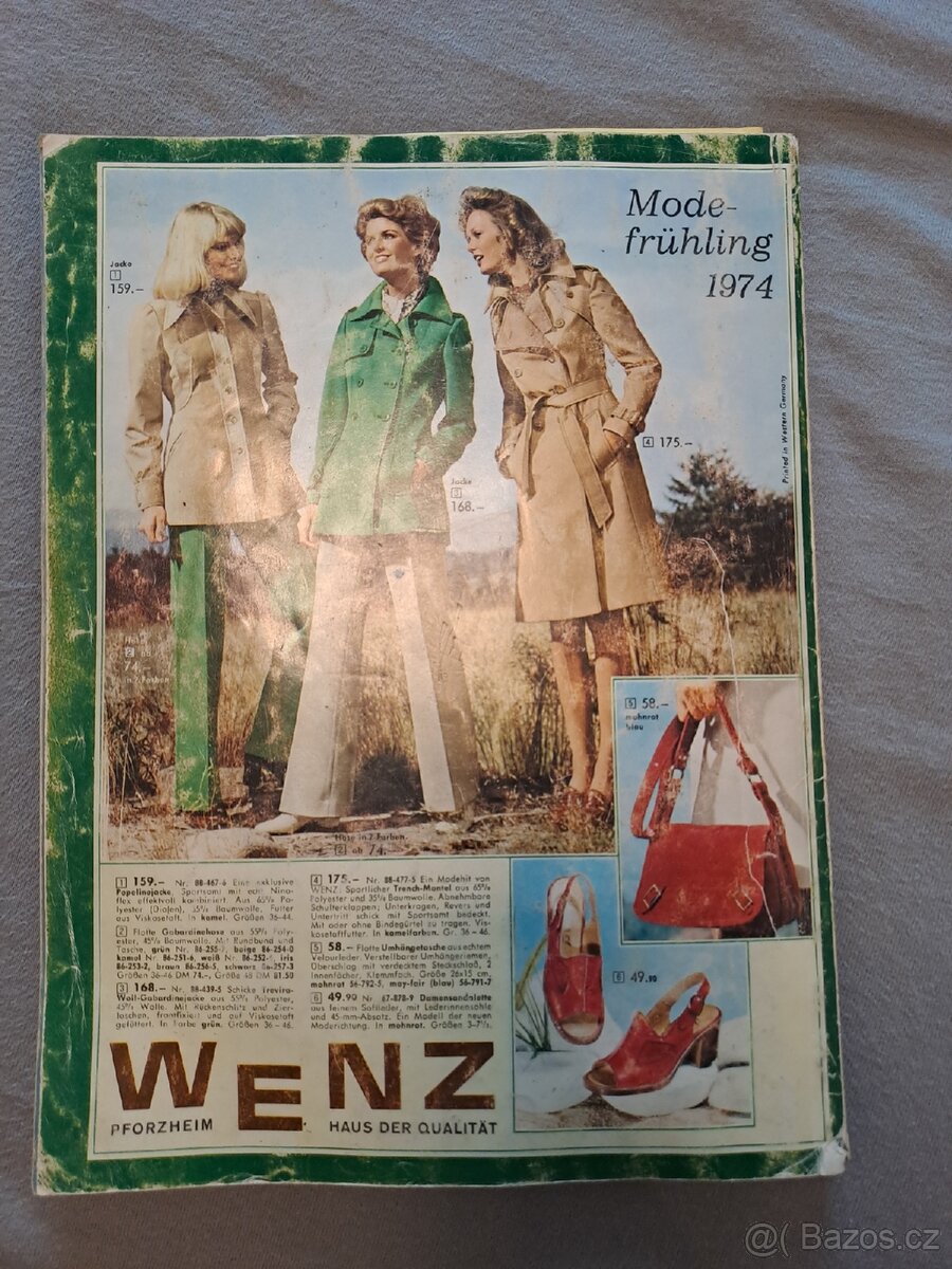 Módní katalog Wenz 1974 - 7