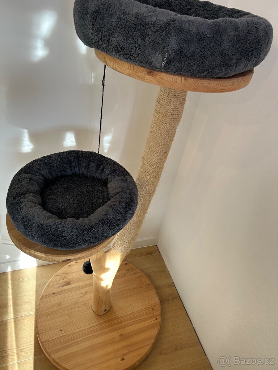 Kočičí škrabadlo, kočičí strom odpočívadlo pelíšek - 7