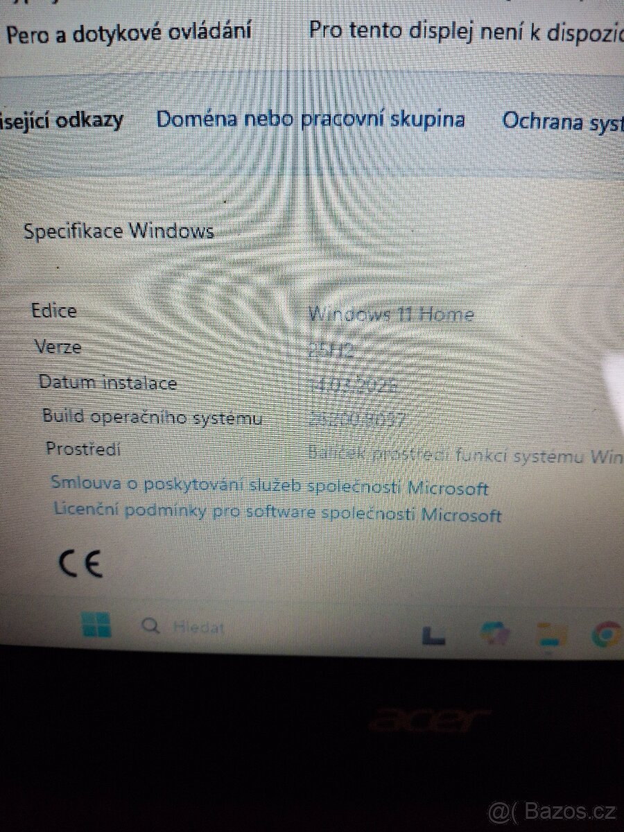 Prodám Acer E1-510,cpu 4 jádro+ssd disk - 7