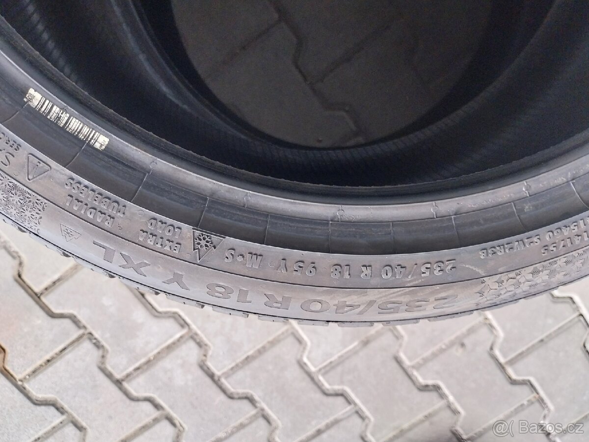 Prodám 2 x pneu Continental 235/40/18 - 7