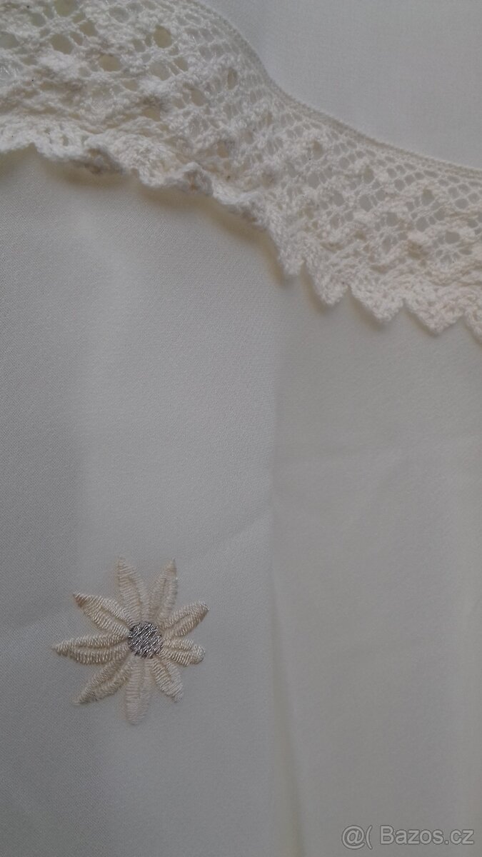 Svatební šaty 34/36/38 bavlna+viskóza - 7