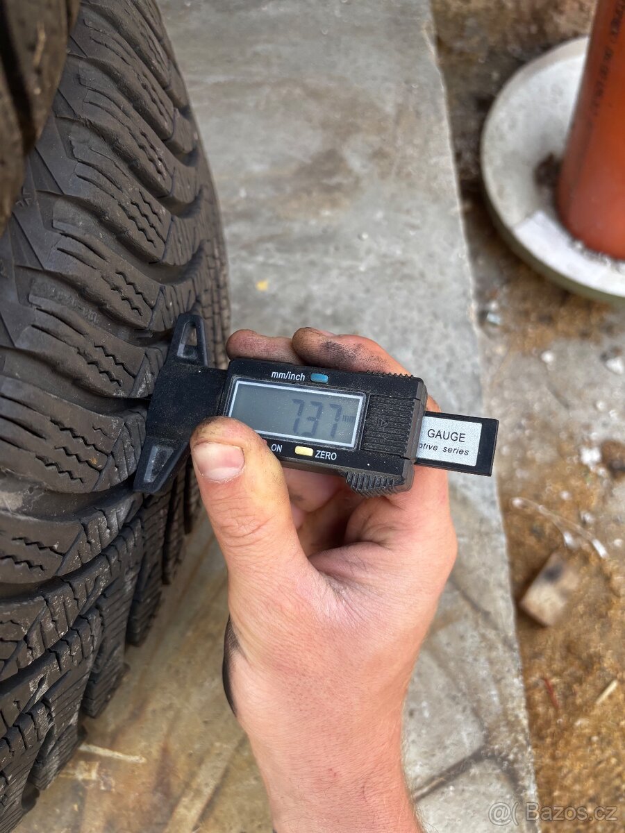5x100 r16 205/55/16 zimní pneu michelin s disky - 7