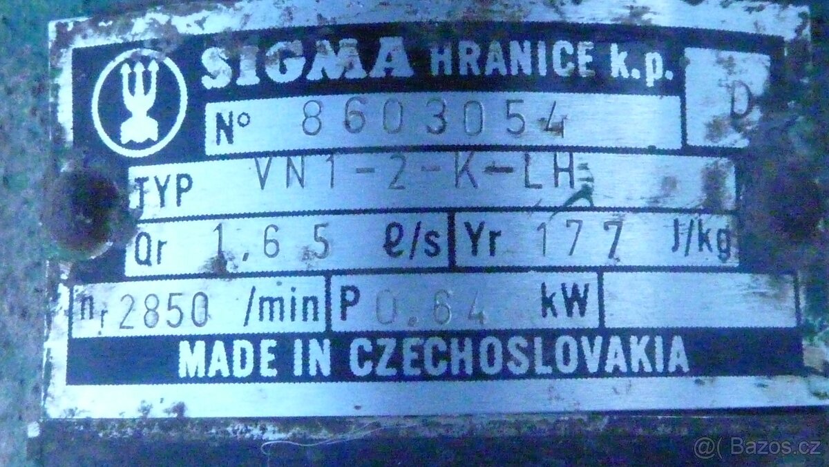 ČERPADLO/NAUTILA SIGMA NA DARLING/KABEL A ZÁSTRČKA - 7