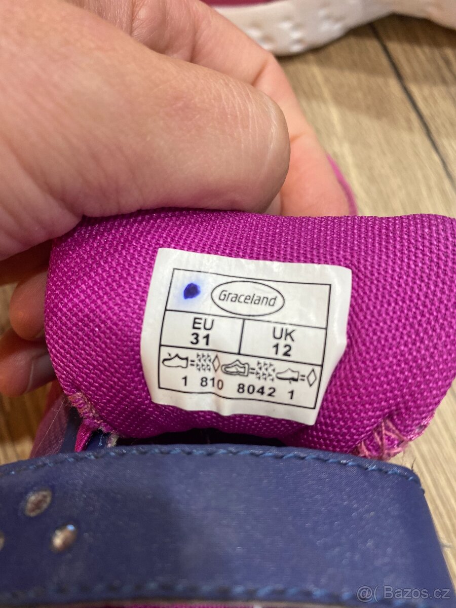 Dívčí tenisky Graceland (Deichmann), vel. 31, TOP Stav - 7