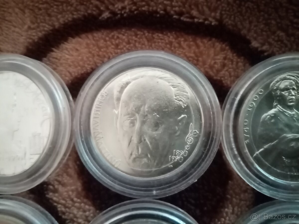 7ks 100Kčs Pamětní mince ČSSR / ČSFR - 7
