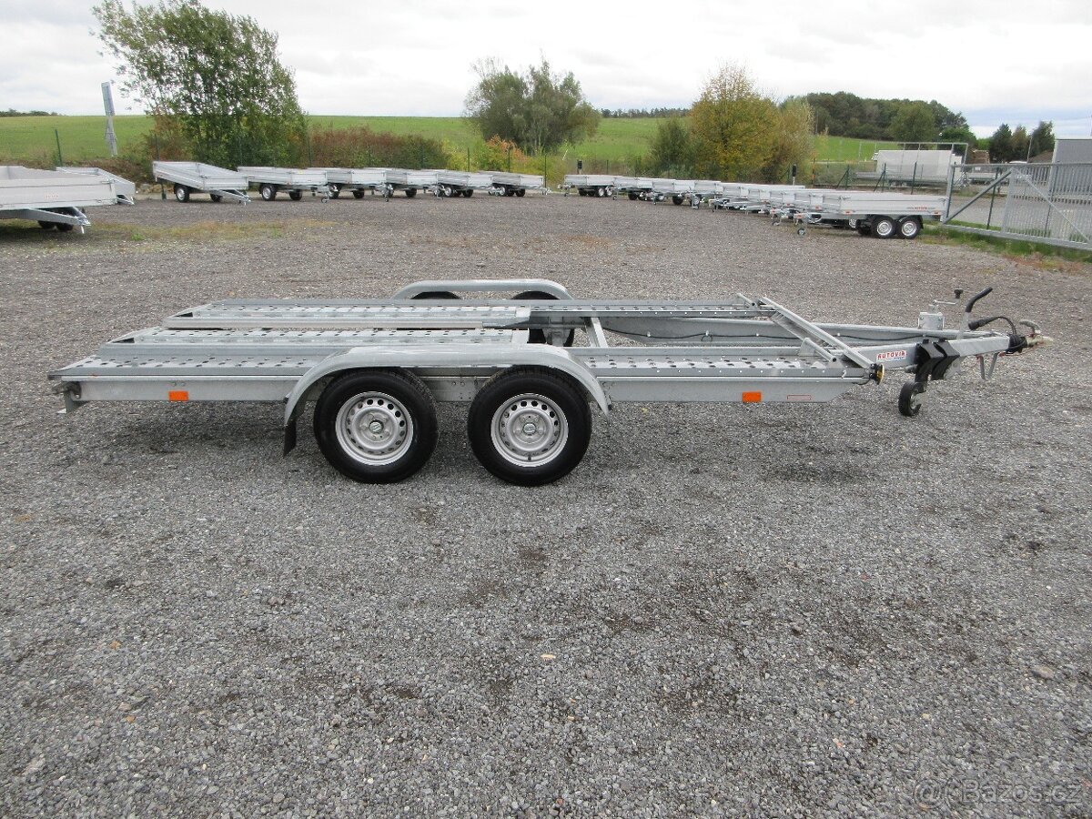 Ojetý přívěs pro přepravu aut PM 2,0T 3,95x2,00 - 7