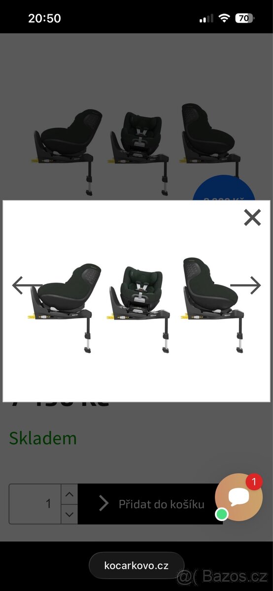 Maxi-Cosi Pearl 360 Pro autosedačka Authentic Green - 7