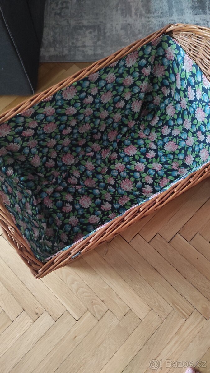 Velký proutěný koš (truhla) - 7