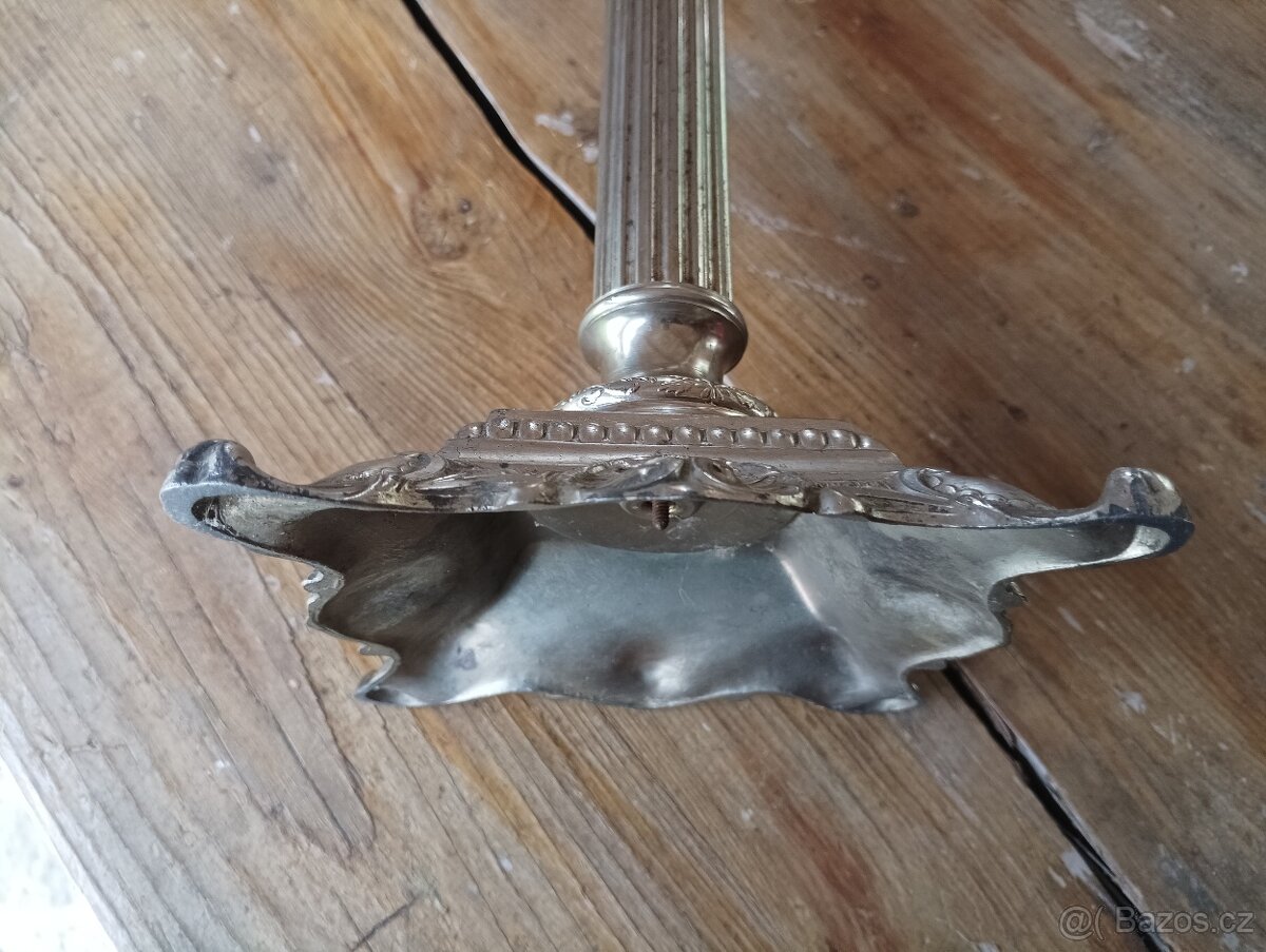 EMPÍROVÁ PETROLEJOVÁ LAMPA FRANCIE 19. STOLETÍ - 7