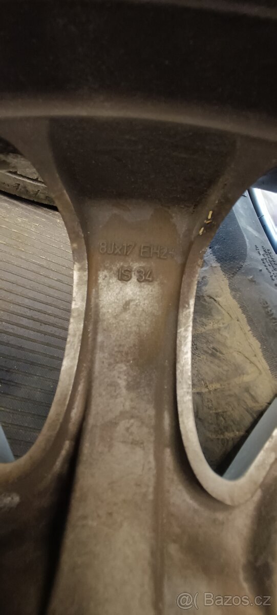 Sada alu kol 5x120 R17 - 7