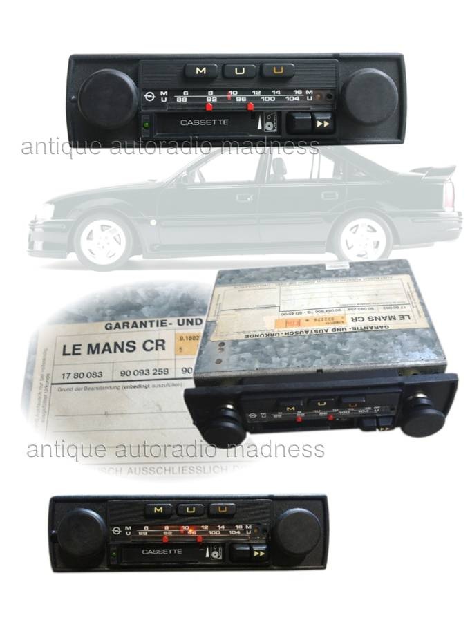 Vintage autoradio Opel Le Mans - 7